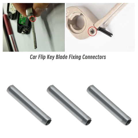 100 Piece Car Remote Key Folding Blade Cotter Pins 9.4x1.7mm Slotted Spring Tension Pins Sellock Roll Pins Stainless Steel