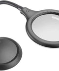 5X Magnifying Lamp With LED Light And Flexible Gooseneck USB Powered For Reading, shown from above