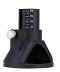 Heavy-Duty Electric Grinder Locator Perfect For Drilling Polishing Positioning With Built-In Scale Ruler, Bakelite rotary tool accessory shows scale markings.