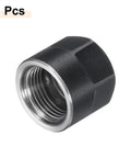 Top Shelf Er8 A Collet Clamping Nut With M10 Threads And Dynamic Balance Holes For CNC Lathe Chuck Milling Tool Holder, 13.5mm wide.