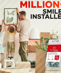 Hella Heavy Duty Drywall Anchors And Screws Kit 20 Pack used by family for wall art installation supporting 75 pounds load.