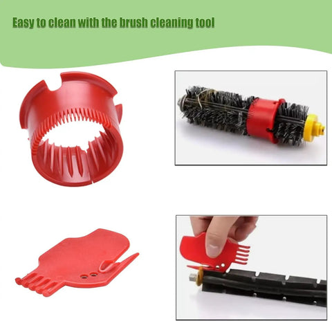 Replacement Accessories Kit For Roomba 500 And 600 Series Vacuum Cleaners with cleaning tools and brushes