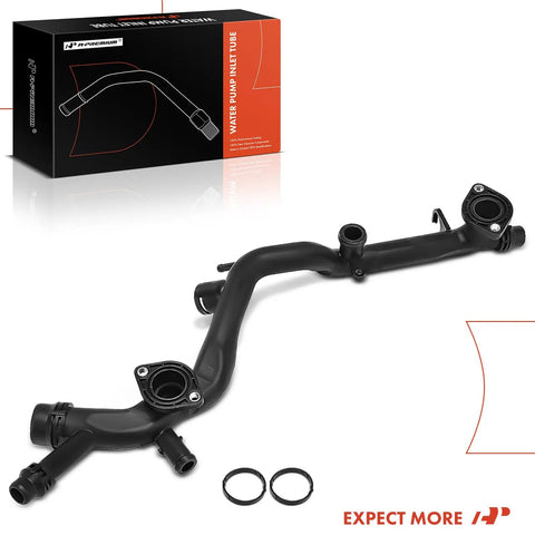 Audi A6 Quattro 2009 2010 2011 V6 3 L Coolant Radiator Pipe Water Hose Replacement, OEM Fit, No Cutting Required, Leak Proof, Easy Install