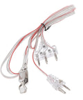 Universal Epee Fencing Body Cord With 3 Pin Plug Bend Protection Pro Grade Build Tough metal PP material clip visible