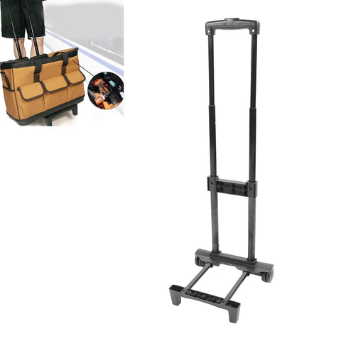 Heavy Duty Folding Hand Truck 110 Lb Capacity Portable Cart With Omniball Wheels, upright position for easy hauls.