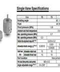 Image of Crb2bw Pneumatic Rotary Actuator Cylinder Straight Fire Boss Grade specifications for sizes and performance details.