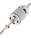 RS775 DC Motor 12V 3000 RPM Dual Output Long Shaft Fan Motor High Torque for DIY CNCs and Robotics