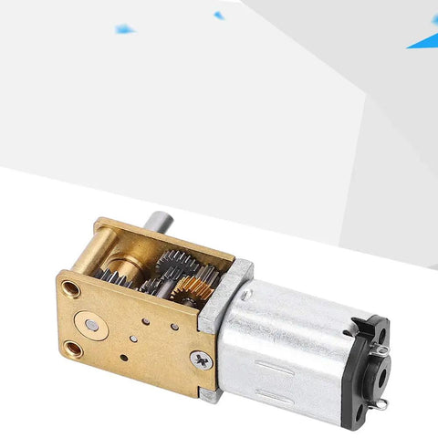 Mini Metal Gear Motor 12V N20 DC Gear Motor 27RPM High Torque Geared Micro Motor with CW CCW Rotation for Robotics Projects