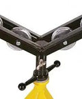 Beefed Up Stainless Steel Roller Head Kit With Four Wheels For Max Jax And Big V Lifts, Heavy Duty Replacement Set For Smooth Rolling And Quick Mount
