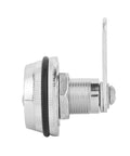 Side view of Combination Cam Lock With 3 Digit Password For Drawers Cabinets And Letter Boxes Made From Zinc Alloy Steel Durable Silver Finish