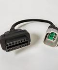 6 Pin To 16 Pin OBD2 Diagnostic Adapter Cable For Motorcycles And Off Road Vehicles With 6 Pin Port, Easy Plug And Play Connector