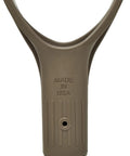 D Grip Replacement Handle For Shovels And Yard Tools, 1.26 Inch Inner Diameter Mount, Tan Polypropylene, Made In USA, Front View