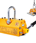 Heavy Duty Permanent Lifting Magnet With Smooth Release Lever And Workhorse Build For Hoist And Gantry Cranes handling steel.
