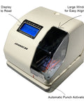 Top Tier Digital Time Stamp And Electronic Time Clock Featuring Custom Date Number Seal For Office Documents Slick Self Inking Design with LCD display