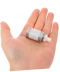 High Torque Nail Drill Motor Replacement For Electric Manicure File, 7.4V DC Low Noise Handheld, Stable Operation, Quick Material Removal, Built For Nail Techs And DIY Nail Pros, silver compact motor in hand