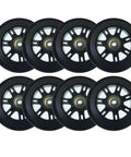 Durable Inline Skate Wheels Pack 6 Or 8 85A Hardness Sizes 90mm 100mm 110mm 125mm For Indoor Outdoor Training And Racing Wear Resistant Replacement Wheels