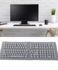 Top Shelf Pbt Translucent Pudding Keycaps For Mechanical Keyboards Two Tone Injection set on a modern desk with monitor and accessories.