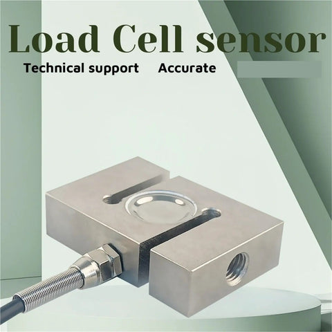 S Shape Tension Compression Load Cell 5kg To 5t Alloy Steel Sensor IP66 Waterproof for crane hopper control systems, side view