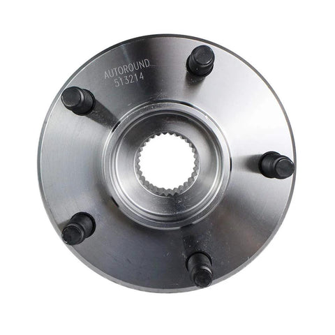 Top view of 513214 Front Wheel Hub Assembly Pair Fits Chevy Malibu 04-12 Cobalt HHR 08-10 Pontiac G6 05-10 Saturn Aura 07-09