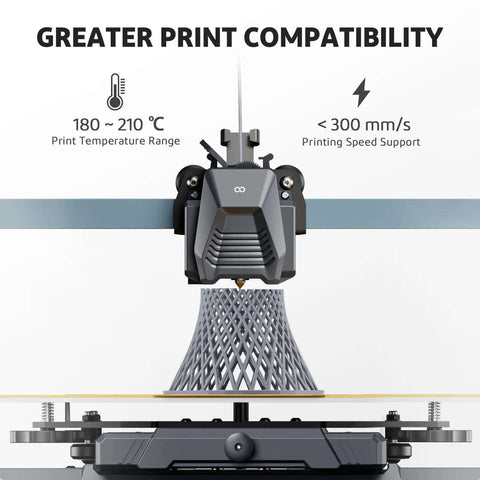3D printer demonstrating Pro Grade Burgundy Red 1.75mm PLA Pro Filament, 1Kg Spool, Enhanced Rigidity And Dimensional Accuracy 0.02mm