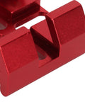 Red aluminum Universal Dovetail Base For Finder Scope Mount With Two Grippy Thumbscrews No Fuss Install For Optical Telescopes