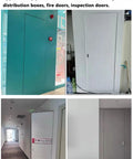 Premium Heavy Duty Aluminum Drywall Access Panel With Paintable Flap for plumbing access in various wall applications.