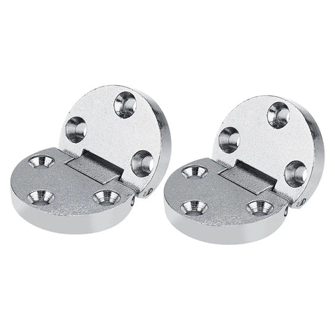 Built To Last Zinc Alloy Table Flap Hinges Set Of 2 For Furniture, Self Supporting Folding Hardware, 54x35x7 mm, 10 kg Load Capacity
