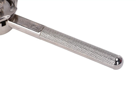 Handle of Adjustable Self Centering Die Stock for 1 Inch Dies, Heavy Duty Metalworking Tool That Locks Hex and Round Dies