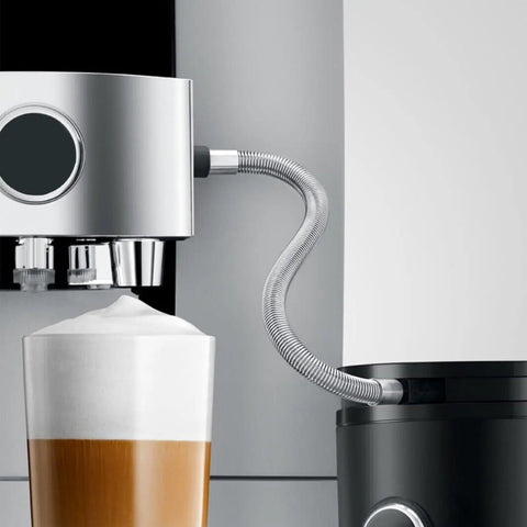 Turn Up Your Brew Routine With This Badass Stainless Steel Milk Frothing Hose Loaded For Thick Creamy Foam And Absolutely No Drama Everyday Home Kitchen Results Guaranteed. Stainless steel milk frothing hose in action, delivering creamy foam.