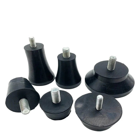 4 Pack Rubber Adjustable Feet Pads With Screws for Tables and Chairs Leveling Feet Anti Slip Anti Shock Protection