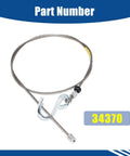Safety Cable Assembly Replacement For UFP A-60 Disc And Drum Brake Actuators 34370 Compatible shown in circular form