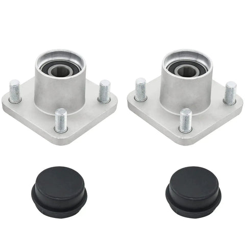 Heavy Duty Front Wheel Hub Assembly For Golf Carts rolls slick as glass no messy labor required fits Ezgo Rxv 2008 up, gas or electric riders.