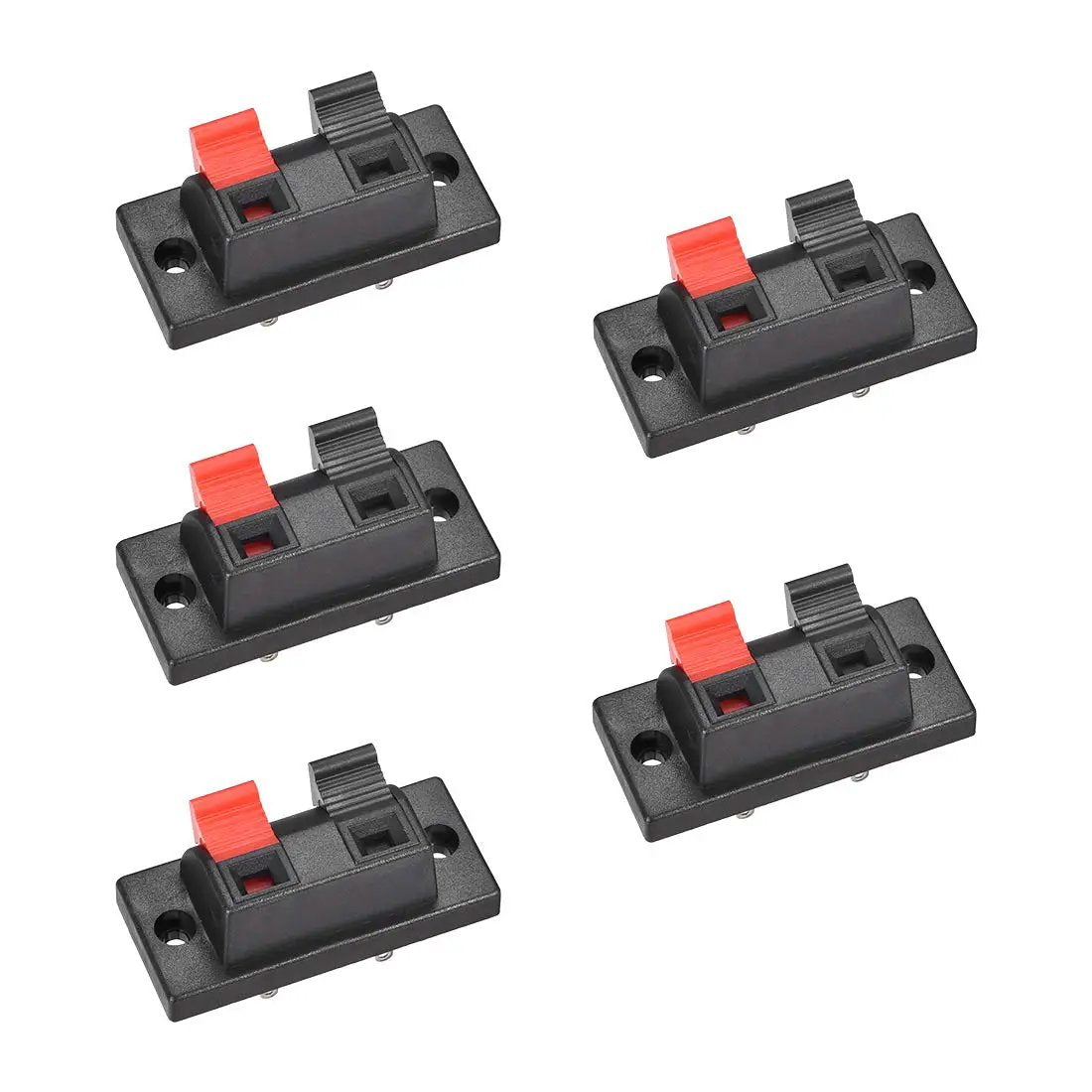 Two Way Spring Speaker Terminal Clip - 5 Pack