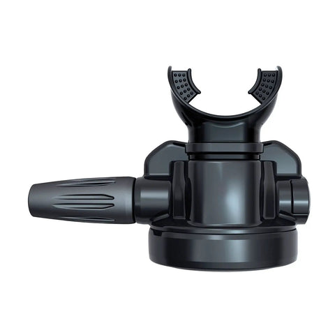 Brut Pro Regulator for Divers Pro Grade Rugged Reliable Easy Breathing with Balanced First and Second Stage, mouthpiece view