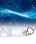 Gear Motor With Self Locking Function And Incremental Magnetic Encoder Two Or Three Channel, 40RPM, DC12V high torque gear motor with 8mm shaft