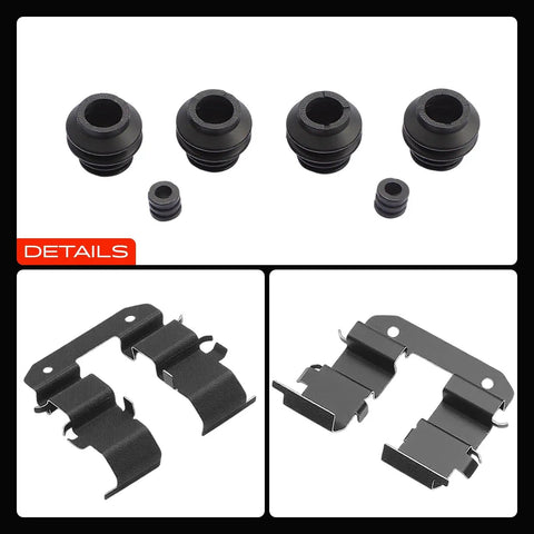 Get Your Rides Stopping Perfect With A Premium Rear Side Disc Brake Hardware Kit For Hyundai Elantra Sonata Tucson And Kia Sportage Cadenza Models No More Squeaky Brakes Or Glazing Just Top Shelf Parts To Fix It All Today