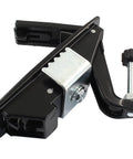 Black Bonsicoky compression latch with raised trigger; side-angle view shows adjustable bolt.