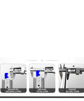 Measurement of Heavy Duty Industrial Drawer Slides Rock Solid Pair 38 Inch Full Extension Cold Rolled Steel dimensions showing thickness.