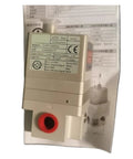 Electric proportional valve X-PPV10080531, automotive part, white plastic housing, front view