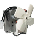 Upgraded 3.0 RPM Auger Motor Hella Reliable For Traeger Pit Boss Camp Chef Wood Pellet Grills Boosts Firepower Smokes Ribs Flawlessly Direct Fit Replacement, featuring a white fan and connectors.