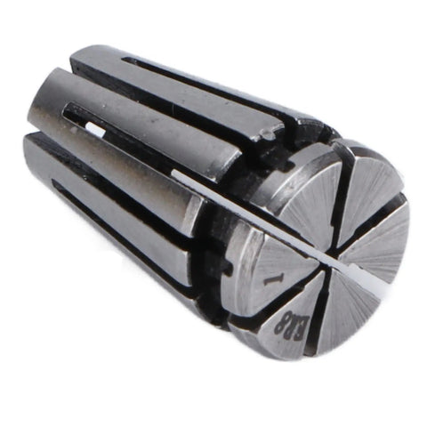 Close-up of a precision collet from the Top Tier 9 Piece Collet Chuck Set For CNC Engraving And Milling With Insane 0.005mm Accuracy.