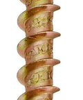 Single All Purpose Wood Screw With Phillips Drive For Interior Projects 8 Inch By Two And A Half Inch Yellow Zinc Coated Bugle Head