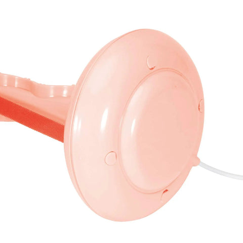 Close-up of the Real Talk Mini Washing Machine That Kills Your Laundry Hustle USB powered device in pink, designed for tiny loads.
