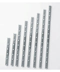 Pro Grade 2Pc 17Mm Wide Drawer Slides Zero Friction Glide Tracks Run 8In To 17In heavy duty steel tracks in various lengths.