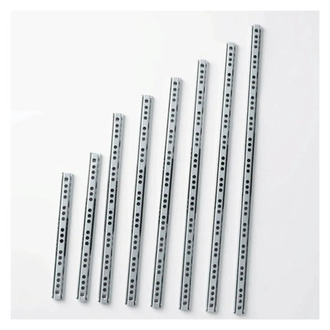 Pro Grade 2Pc 17Mm Wide Drawer Slides Zero Friction Glide Tracks Run 8In To 17In heavy duty steel tracks in various lengths.