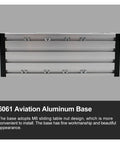 Bulletproof Aluminum Alloy Linear Bearing With Precision Ballscrew Slide For CNC Build Manual Z Axis Cross Table Smooth Operator 500mm Stroke Kit Without Motor Included mounted on a 6061 aviation aluminum base.