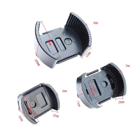 Heavy Duty Adjustable Two-Jaw Oil Filter Wrench For Family Rides 60 To 80mm And 105 To 145mm Removal Tool Built Tough Steel No Slipping Grip Essential Auto Gear, steel jaws shown