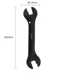 4 In 1 Cone Wrench Set For Bikes 13 Millimeter 15 Millimeter 14 Millimeter 16 Millimeter Solid Steel with black finish, 200mm length