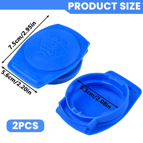 Porsche Cayenne Windshield Washer Fluid Reservoir Cap Replacement Beefy Plastic Wiper Fluid Bottle Cover OEM 3Q0955455 sizes