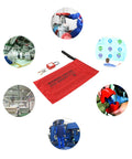 Collage of 38mm Shackle Safety Padlock Lockout Tagout Lock with PVC Bag for industrial electrical equipment LOTO use in various settings.